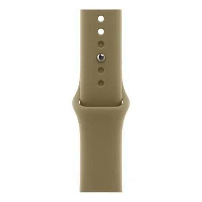 Apple Watch Series 12 GPS 46mm Dark Bronze Aluminium Case with Olive Sport Band - M/L